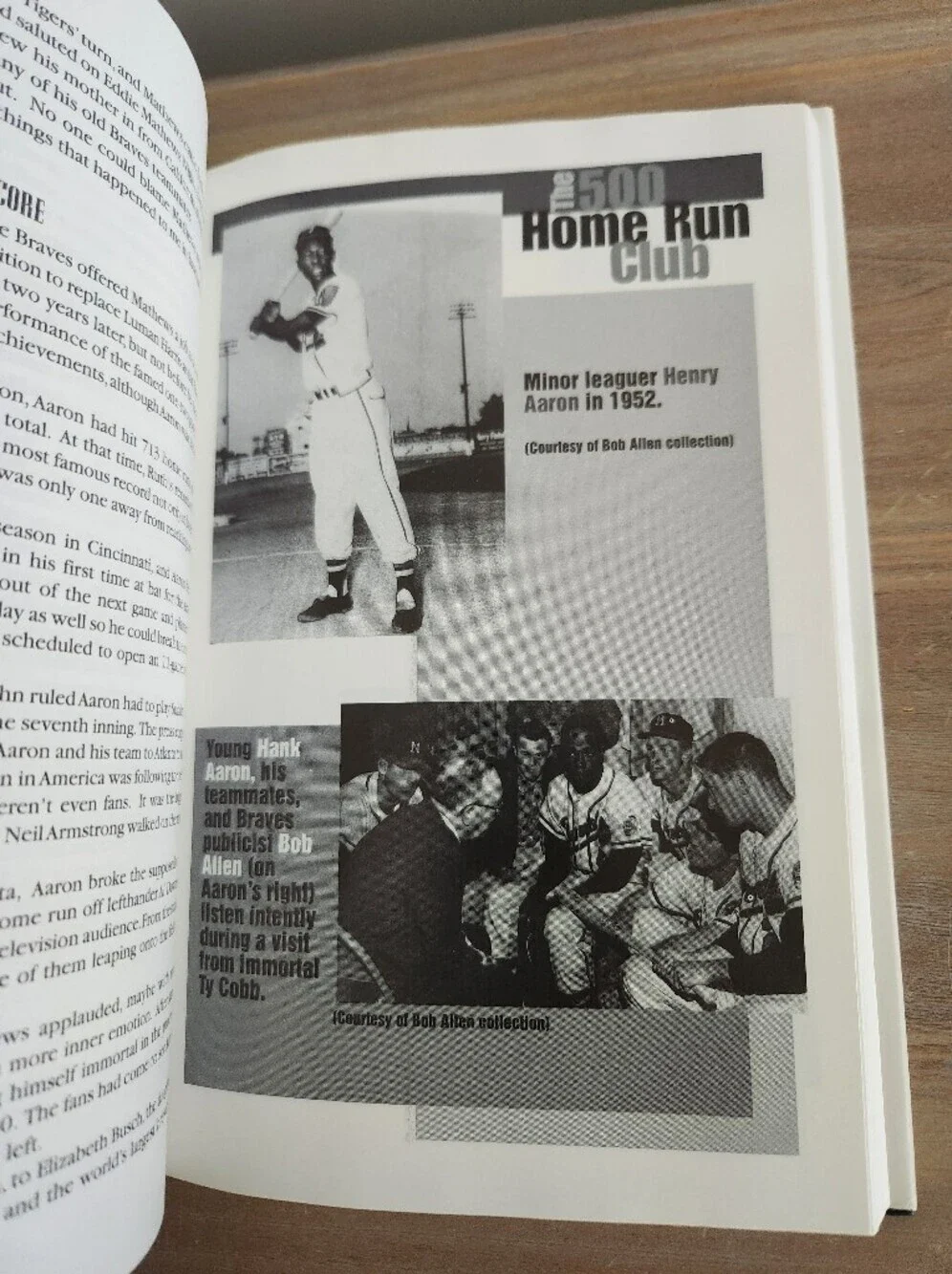 The 500 Home Run Club Signed Bob Allen Bill Gilbert Hardcover Autograph Book